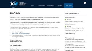 Kite® Suite | Kansas Assessment Program