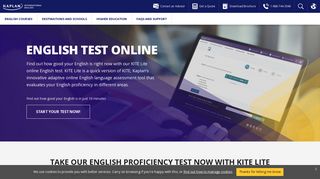 Free English Test Online | Kaplan International