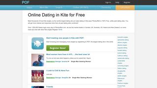 Kite Dating - Kite singles - Kite chat at POF.com™