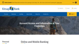 Online and Mobile Banking > Personal | Kitsap Bank
