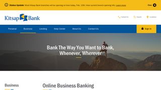 Online Banking > Business | Kitsap Bank