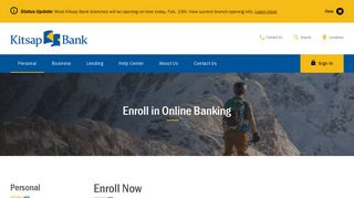 Online Banking Enrollment > Personal | Kitsap Bank