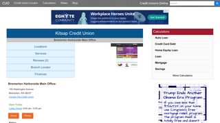 Kitsap Credit Union - Bremerton, WA - Credit Unions Online