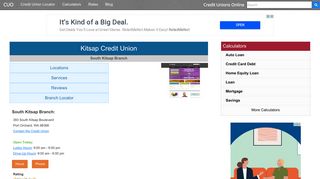 Kitsap Credit Union - Port Orchard, WA at 393 South Kitsap Boulevard