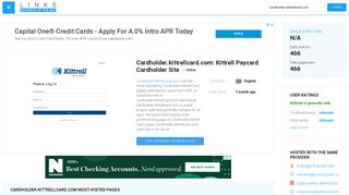 Visit Cardholder.kittrellcard.com - Kittrell Paycard Cardholder Site.