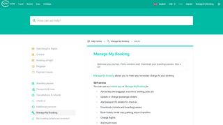 Manage My Booking - Kiwi.com