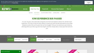NZ Bus Passes - Online Booking Bus Tours | Kiwi Experience
