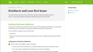 KiwiSaver and your first home | KiwiSaver | Kiwibank