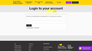 login page - ElectricKiwi.co.nz - Smaller. Smarter.