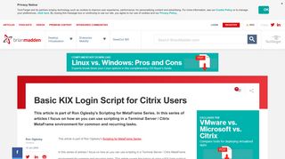 Basic KIX Login Script for Citrix Users - BrianMadden.com