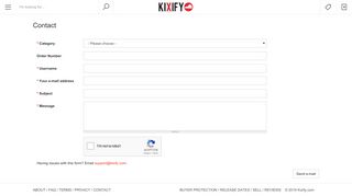 Contact | Kixify Marketplace