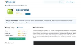 Kizeo Forms Reviews and Pricing - 2019 - Capterra