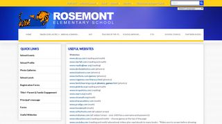 Useful Websites - Rosemont Elementary School