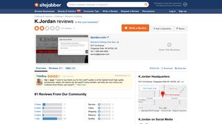 K.Jordan Reviews - 80 Reviews of Kjordan.com | Sitejabber
