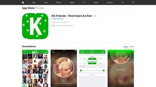 KK Friends - Find Users & Chat on the App Store - iTunes - Apple