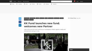 KK Fund launches new fund; welcomes new Partner - e27