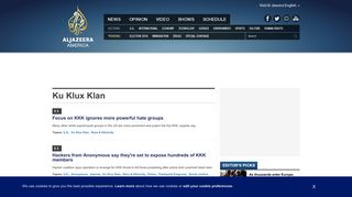 Ku Klux Klan | Al Jazeera America