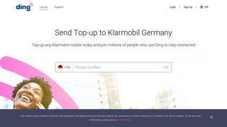 Klarmobil Top-up Online. Send Recharge to Klarmobil | Ding
