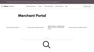 Merchant Portal - Klarna US