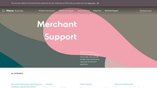 Merchant Support - Klarna UK