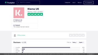 Klarna UK Reviews | Read Customer Service Reviews of klarna.co.uk