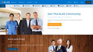 Create Account - KLAS Research