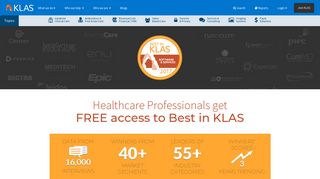 About Best in KLAS - KLAS Research