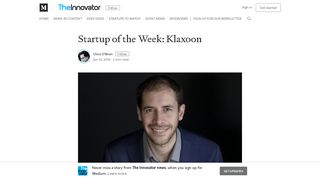 Startup of the Week: Klaxoon – The Innovator news