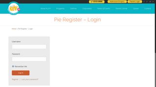Pie Register - Login - Playschool in India - KLAY Schools