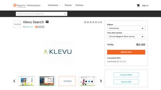 Klevu Search - Magento Marketplace