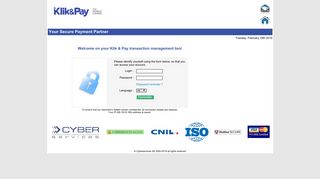 Compte Klik < Pay : Welcome on your Klik & Pay transaction ...