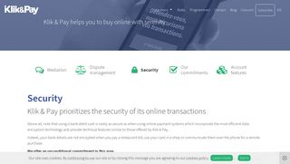 Online Payment Security - Klik & Pay