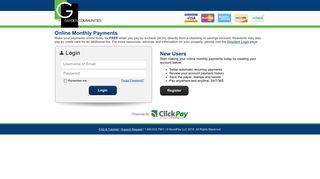 Garden Communities - Online Payments - ClickPay