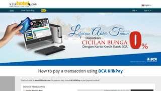 klikHotel.com - How to Use Payment Method KlikPay