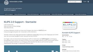 KLIPS 2.0 - Support
