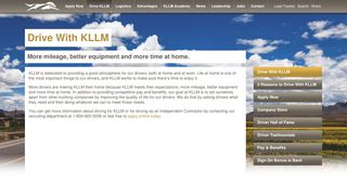 Drive With KLLM - KLLM Transport Services