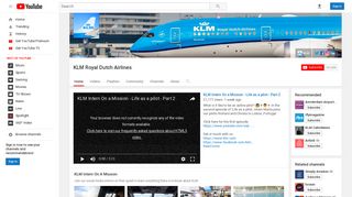 KLM Royal Dutch Airlines - YouTube