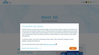 Meet BB (that's short for BlueBot), KLM's smart assistant!