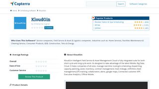 KloudGin Reviews and Pricing - 2019 - Capterra