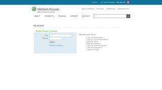 Wolters Kluwer - MY ACCOUNT - CCH
