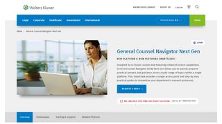 General Counsel Navigator Next Gen | Wolters Kluwer Legal ...