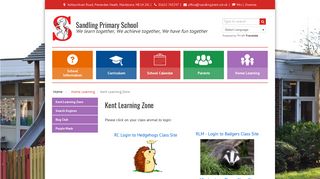 Sandling Primary School - Kent Learning Zone