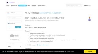 How to Setup KLZ Email on Microsoft Outlook - Powered by Kayako ...