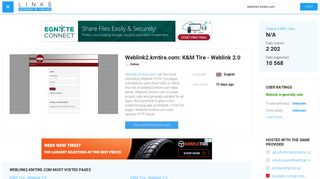 Visit Weblink2.kmtire.com - K&M Tire - Weblink 2.0.