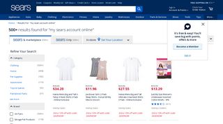 My Sears Account Online