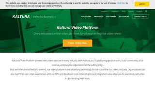Enterprise Video Platform | Kaltura