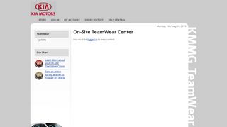 On-Site Team Wear Center | KIA Motors Company Store