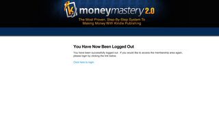 Logged Out | K Money Mastery