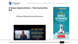K Money Mastery Review [2019 Updated] – Is KMM 2.0 Still Worth It?