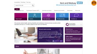 Welcome to Kent and Medway NHS and Social Care Partnership Trust